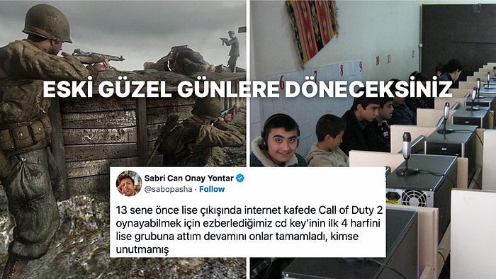 İnternet Cafede CoD 2 Oynayabilmek İçin CD Key Ezberleyen Oyuncuya Arkadaşlarından 13 Yıl Sonra Gelen Cevap