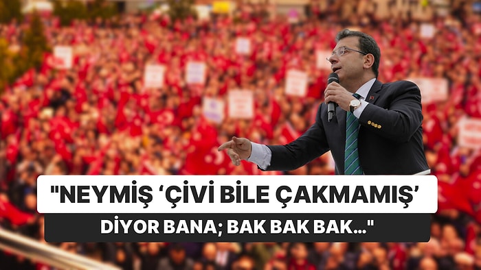 İmamoğlu'ndan Erdoğan'a 'Çivi' Yanıtı: "Ben de Diyorum ki Bir Gün Beni Davet Et Anlatayım"