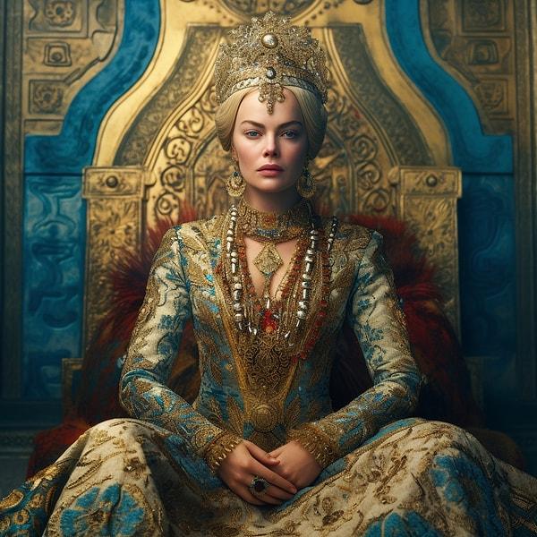 1. Margot Robbie bir Osmanlı Sultanı olsaydı sonuç tam olarak böyle olurdu.