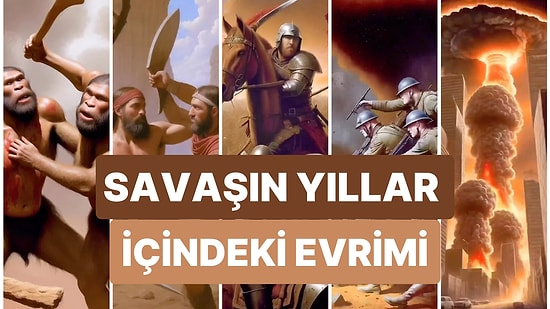 Yapay Zeka Teknolojisi ile Oluşturulmuş Savaşların Yıllar İçindeki Değişimini Gösteren Video