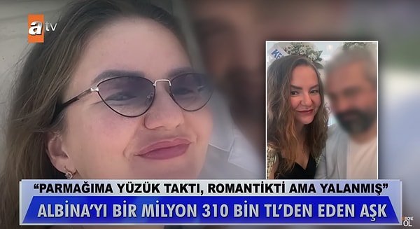 "Bugüne kadar kimseye aşık olmamıştım. Evlenmeyi hiç düşünmüyordum ama Doğan'a aşık oldum, güvendim. Hatta benim kimliğim üzerine bir şirket açmış. Arkadaşlarım 'Güvenme, dolandırılırsın' dedi, onlarla bile kavga ettim 'Doğan yapmaz' diye. Hala inanamıyorum neden yaptı bunu bana?"