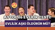 Kısmetse Olur Aybüke ve Tolga'ya Evlilik Testi Yaptık: "Senin Soyadını Taşımak İsterim!"