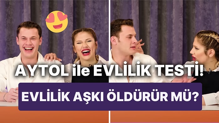 Kısmetse Olur Aybüke ve Tolga'ya Evlilik Testi Yaptık: "Senin Soyadını Taşımak İsterim!"