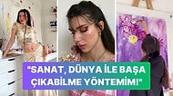 Türkçe Pop Şarkılarla Dans Ederken Rengarenk Tablolar Yaratan Gizem Akdağ'ın Videoları Sizi de Neşelendirecek!