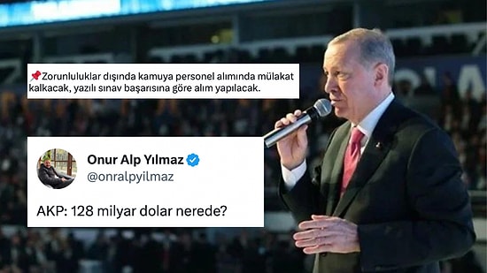 Erdoğan'ın Kendi Getirdiği Kamuda Mülakatı Kaldırma Vaadine Gelen İronik Tepkiler