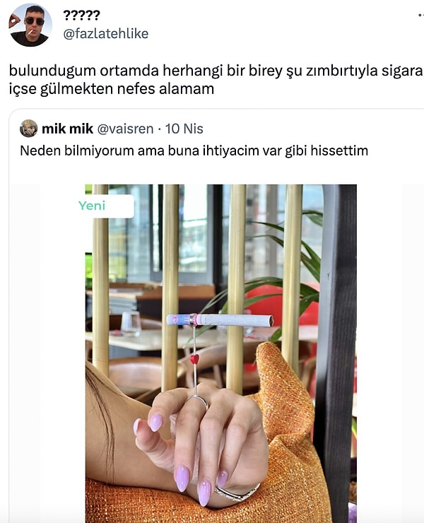 Belki de bıraktırmak içindir?