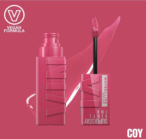 5. Maybelline New York - Super Stay Vinyl Ink Uzun Süre Kalıcı Likit Parlak Ruj 20