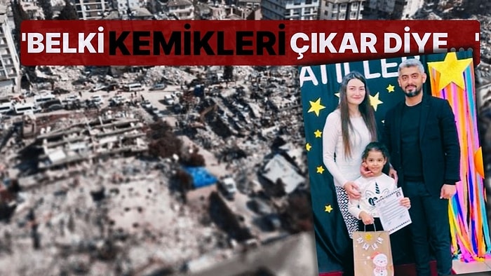 64 Gündür Enkaz Başında Bekliyor! 'Belki Kemikleri Çıkar Diye...'