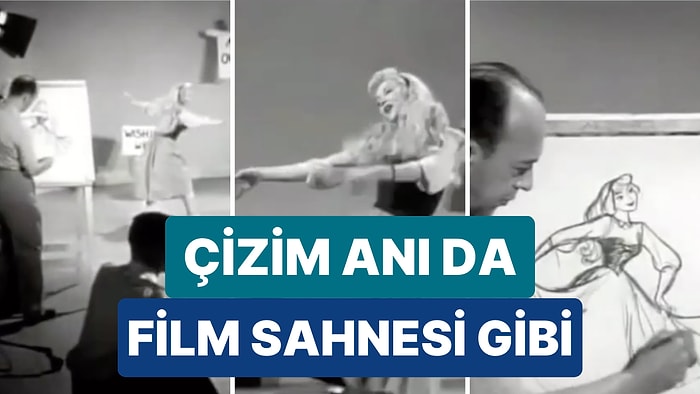 Helene Stanley'nin 1950 Yapımı Uyuyan Güzel Filmi İçin Canlı Modellik Yaptığı Etkileyici Anlar