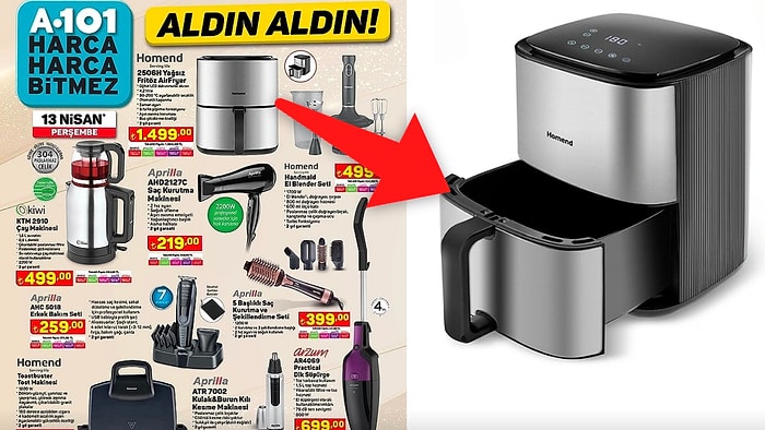 A101'de Satışa Sunulacak Homend 2506H Airfryer Alınır mı? Özellikleri ve Yorumları