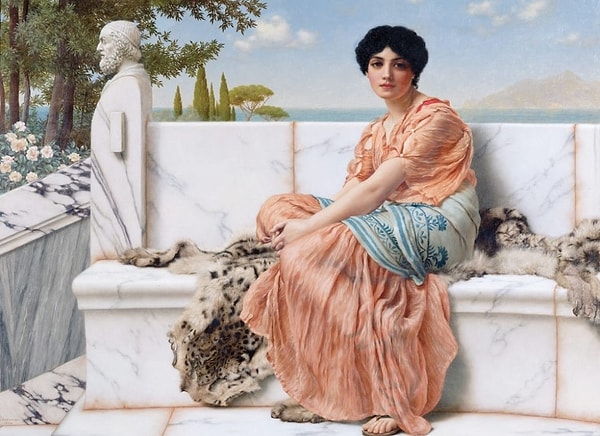 Sappho, Antik Yunan döneminin en ünlü ve etkili şairlerinden biridir. Aynı zamanda Batı Edebiyatı'nın ilk kadın temsilcisidir.