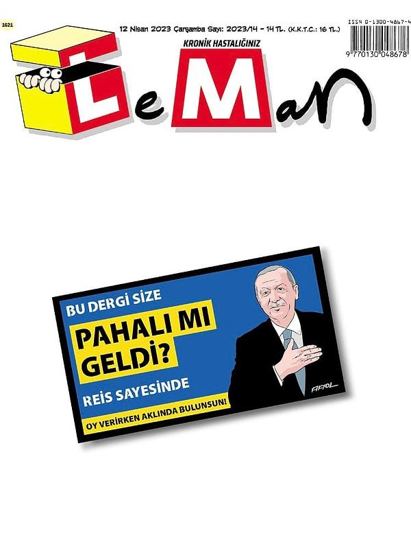 LeMan, yeni sayısının kapağını hafta boyunca konuşulan olaya ayırdı.
