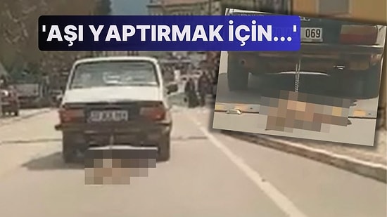 Otomobilin Arkasına Bağladığı Köpeği Sürükleyerek Öldürdü!