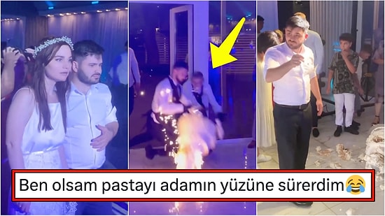 Düğünde Yaşadıkları Felaketi Göğsünde Yumuşatıp Gelinin Gözünde Kahraman Olan Damat Viral Oldu