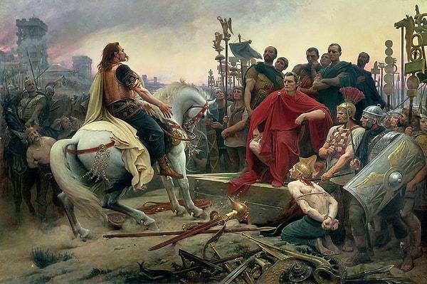 İskender'in hikayesini bitirdiği 32 yaşında Julius Caesar hikayesine başlayacaktı. Sezar, İskender’in heykelini ziyaret ettikten sonra siyasi yükselişine başlamak için Roma'ya geri döndü. Büyük Britanya’ya yapılan Roma işgalini yönetti. O ve ordusu Galya’yı fethetti ve Roma egemenliğini Atlantik Okyanusu’na kadar genişletti.