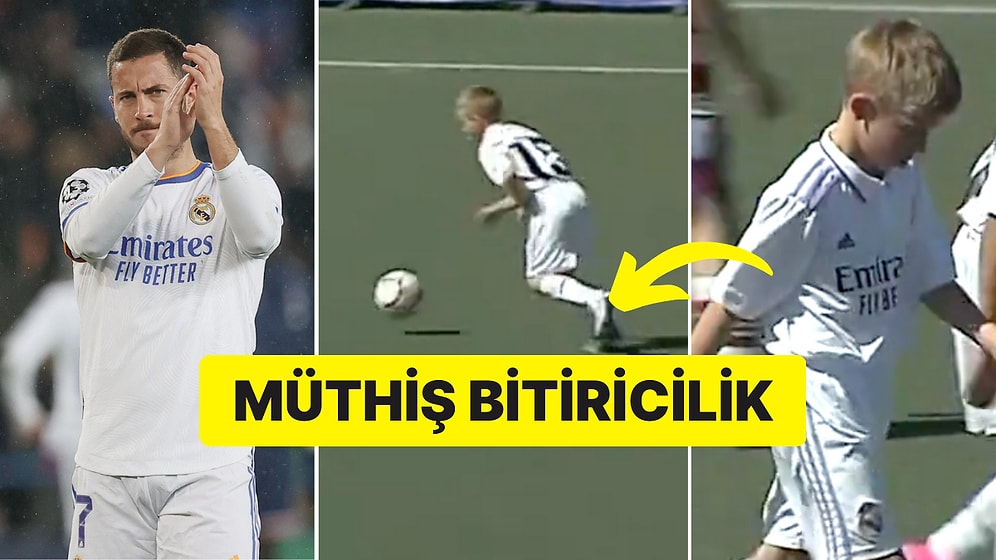 Babasından Çok Şey Öğrenmiş! Eden Hazard'ın Oğlu Leo'dan Harika Gol