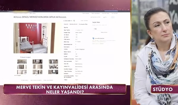 Peki Türkan Hanım, ev ilanı hakkında ne söyledi?