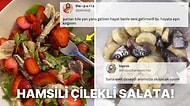 Füzyon Mutfak Olayını Biraz Abartıp Çilekli Hamsili Salata Yapan Kullanıcıya Gelen Birbirinden Komik Yorumlar