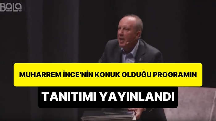 Muharrem İnce'nin Konuk Olduğu Mevzular Açık Mikrofon Programının 10 Dakikalık Tanıtımı Yayınlandı