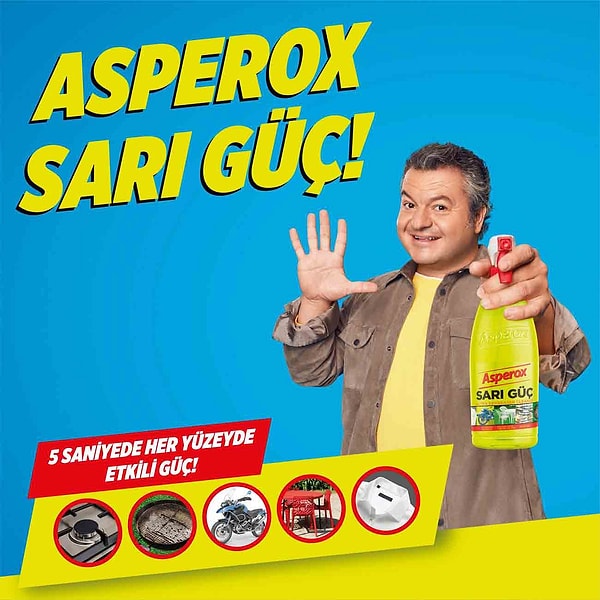 8. Asperox Sarı Güç Sprey