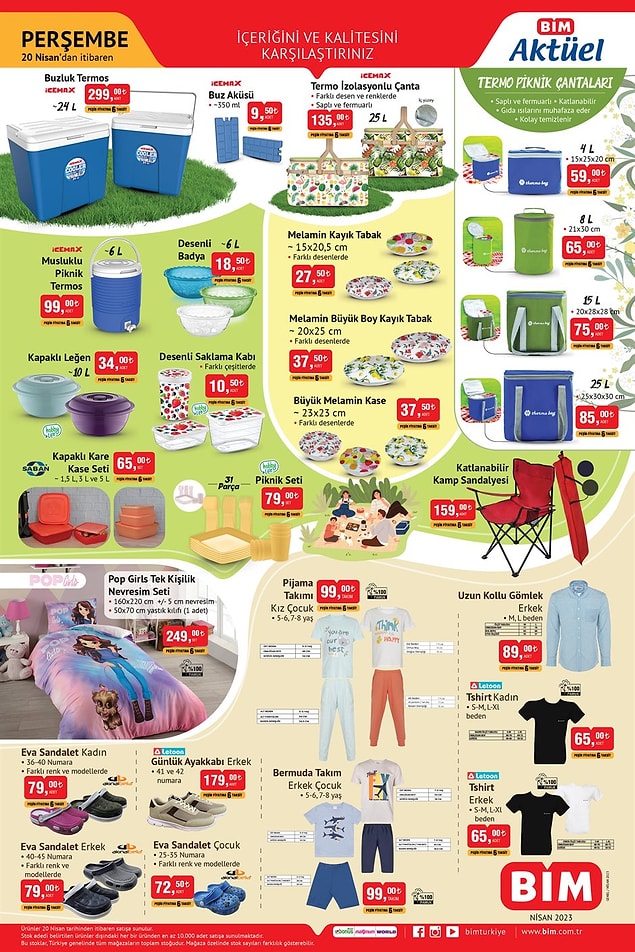 Katlanabilir Kamp Sandalyesi 159 TL.