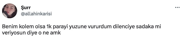 1k para mı bugünlerde...