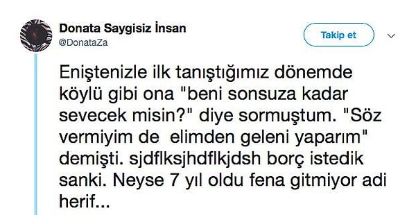 Twitter'da özellikle ilişkilerle ilgili birçok sorunsal gündem oluyor biliyorsunuz ki.