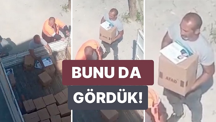 AKP'li Belediye Başkanının AFAD'ın Yardım Kolilerini Kendi Seçim Yardımı Olarak Dağıttığı İddia Edildi