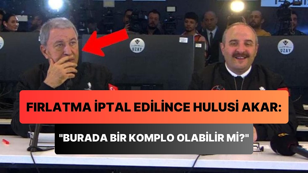 Türkiye'nin İlk Gözlem Uydusu İMECE'nin Fırlatılışı Ertelenince Hulusi Akar: 'Komplo Olabilir mi?'