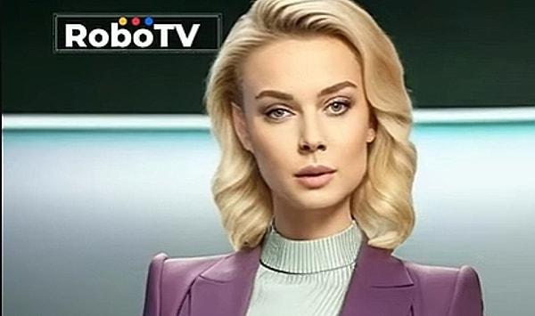 Türkiye'nin ilk yapay zeka teknolojili sunucusu, RoboTV'de yayına başladı.