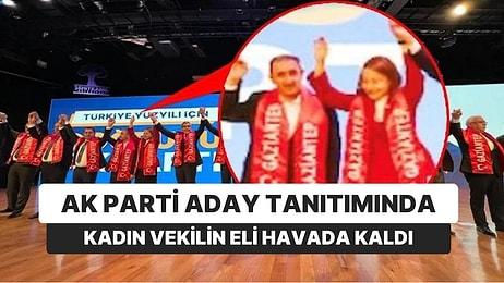 Milletvekili Tanıtımında Yaşandı! HÜDA PAR'lı Aday AK Partili Kadın Adayın Elini Havada Bıraktı