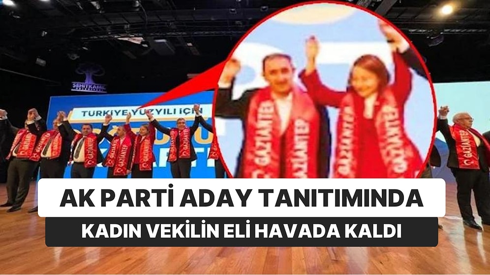 Milletvekili Tanıtımında Yaşandı! HÜDA PAR'lı Aday AK Partili Kadın Adayın Elini Havada Bıraktı