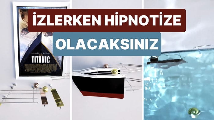 Kurduğu Bir Mekanizma ile Efsane Film Titanik’in Müziğini İnanılmaz Bir Şekilde Çalan Sanatçı