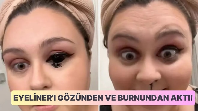 Makyaj Yaparken Eyeliner'ı Gözüne Kaçan ve Tüm Gözü Siyahlaşan Kadının Korku Dolu Anları