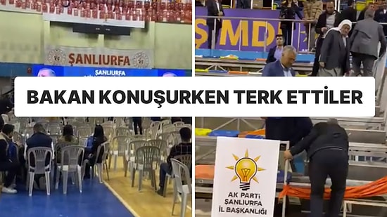 Adalet Bakanı Bekir Bozdağ Konuştu, Partililer Salonu Terk Etti