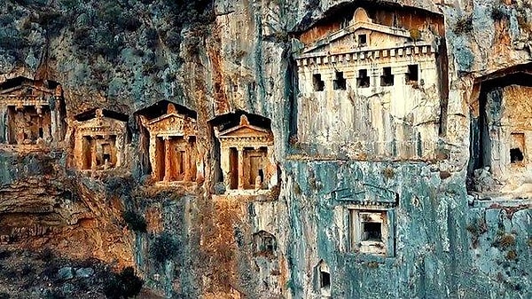 Rock tombs of Kaunos Ancient City