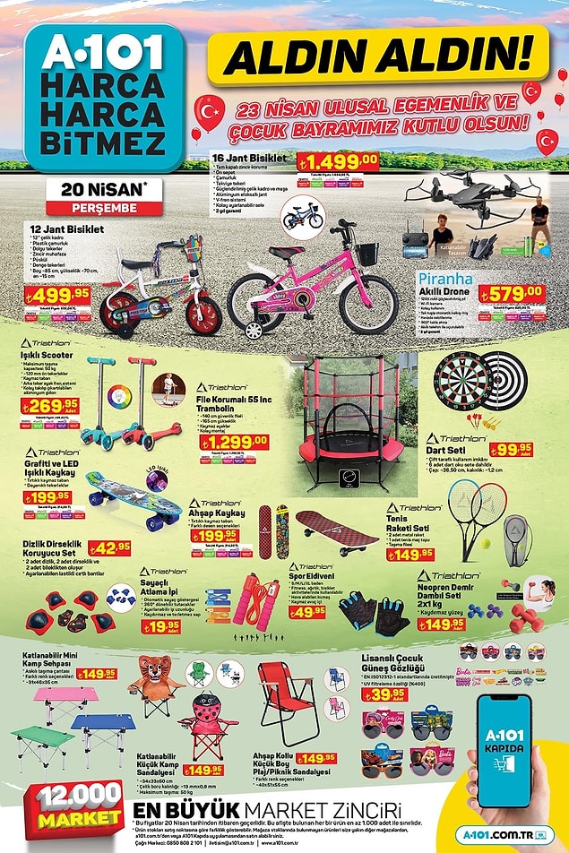 12 Jant Bisiklet 499,95 TL