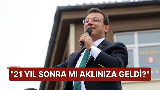 İmamoğlu'ndan AK Parti'nin 'Mülakat' Vaadine Tepki: '21 Yıl Sonra mı Aklınıza Geldi?'