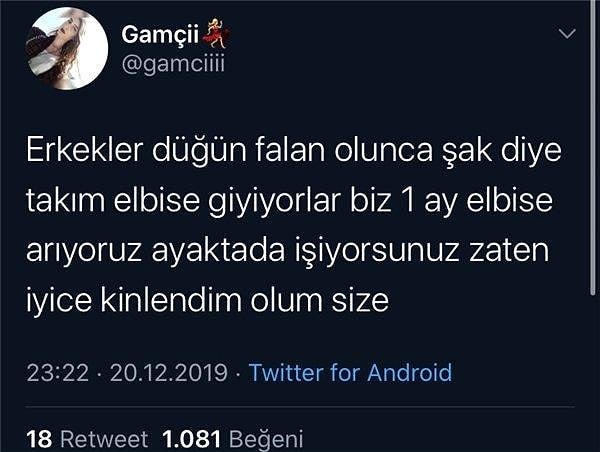 "Hayır bir de özel olarak yaptırmış 😂"