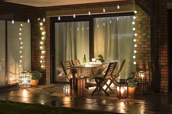 Ufak bahçeler, teras ya da balkonunuz için sıcacık bir dekorasyon önerisi...