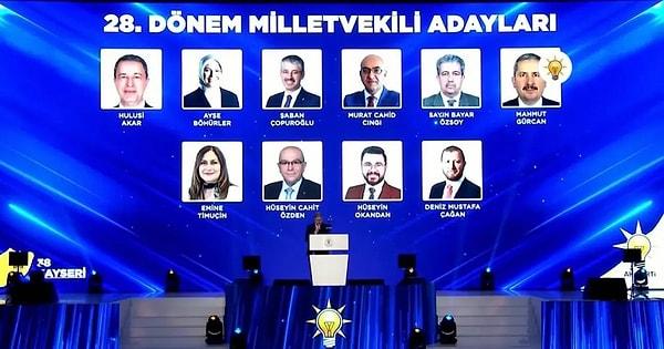 AK Parti Kayseri milletvekili adayları Kadir Has Kültür Merkezi’nde düzenlenen programla kamuoyuna tanıtıldı.