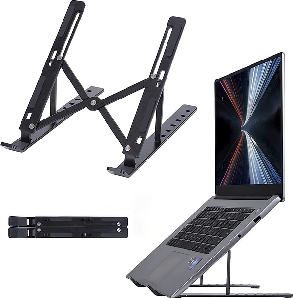 3. Taşınabilir ve estetik laptop standı.