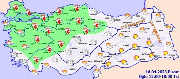 Ankara Hava Durumu 16 Nisan