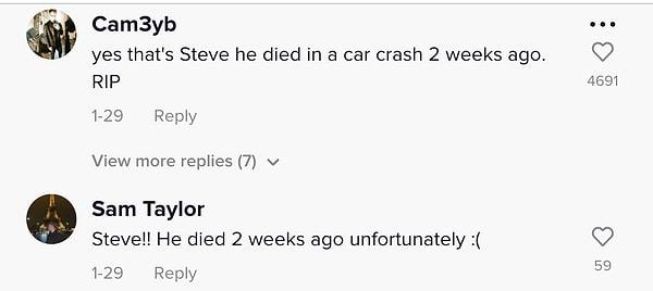 Ayrıca bir kullanıcı da Steve’in her zaman baba olmak istediğini ancak böyle bir durumun yaşanmasının çok üzücü olduğunun altını çizdi.
