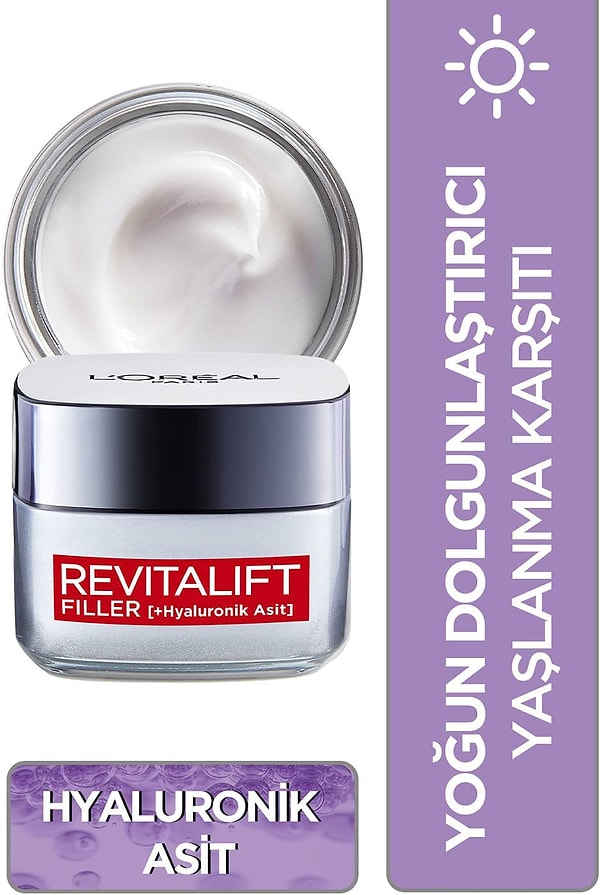 5. L'Oréal paris revitalift filler yaşlanma karşıtı krem