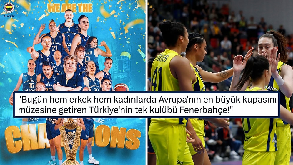 Fenerbahçe Alagöz Holding, Kadınlar Euroleague Şampiyonu Oldu!