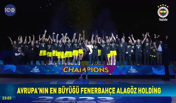 2017'de EuroLeague Erkekler, 2023'te EuroLeague Kadınlar kupasını kazanan Fenerbahçe bir ilke imza attı.