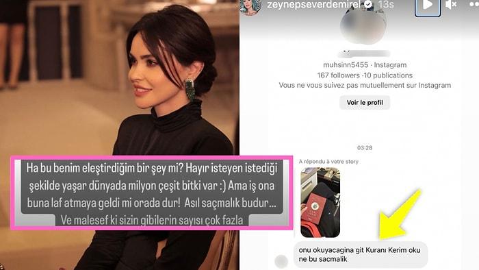 Volkan Demirel'in Eşi Zeynep Demirel, Kendisini 'Kuran Oku' Diyerek Eleştiren Takipçisine Fena Patladı!