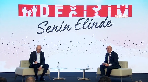 Millet İttifakı cumhurbaşkanı adayı Kemal Kılıçdaroğlu, İzmir Büyükşehir Belediye Başkanı Tunç Soyer’in moderatörlüğünde düzenlenen programda, 14 Mayıs seçimlerinde ilk defa oy kullanacak gençlerin sorularını cevapladı.