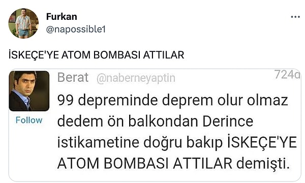 Berat'ın fantastik tweetleri...